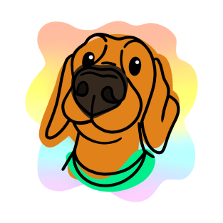 Rainbow Dachshund T-Shirt