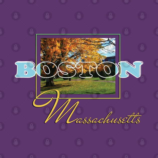 Boston Massachusetts by TeeText