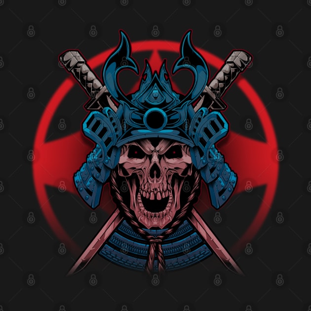 Skull samurai by Chack Loon