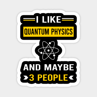 3 People Quantum Physics Magnet