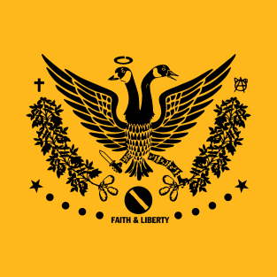 Faith & Liberty Black Logo ALT T-Shirt