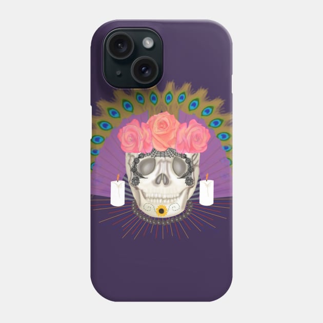 Día de los Muertos Phone Case by KataMartArt