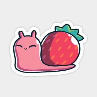 strawberry snail Magnet