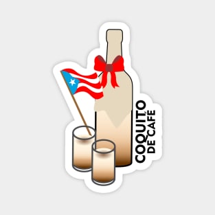 Coquito Puerto Rico Coffee Drink Cocktail Boricua Food Magnet