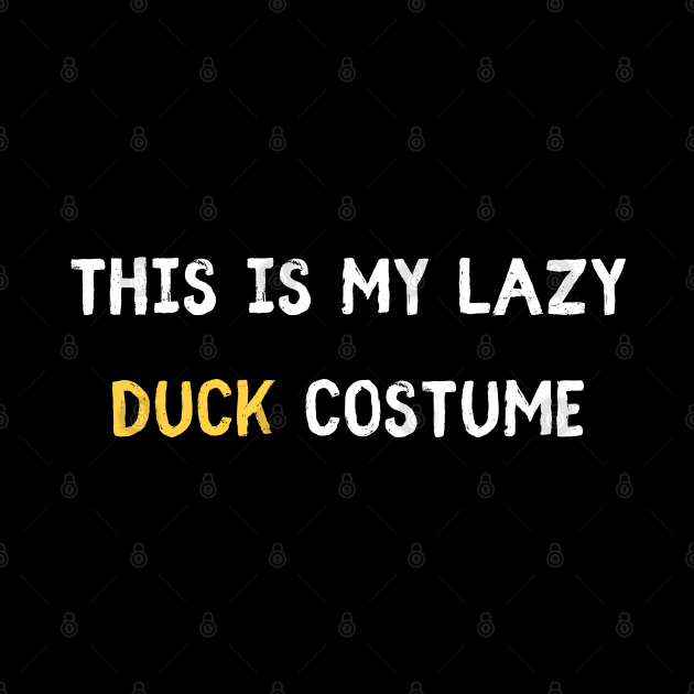 lazy duck costume for carnival by in leggings