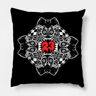 Tekno DJ Gasmask 23 Rave Pillow