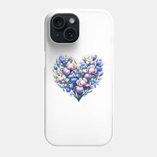 Heart Shaped Flowers Phone Case