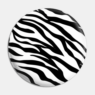 1980s preppy modern animal black and white zebra print Pin