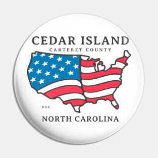 Cedar Island, NC Summer Patriotic Pride This Fourth Pin