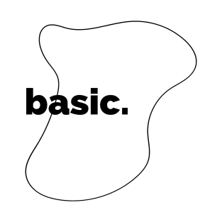 Minimalist "Basic" Word T-Shirt