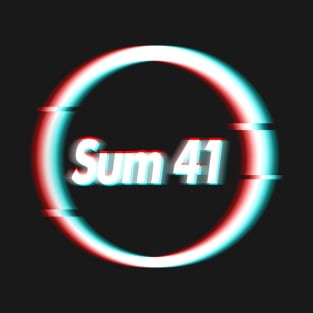 Glitch art - Sum 41 T-Shirt