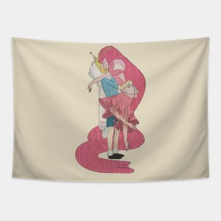 Princess Bubblegum Vintage Tapestry