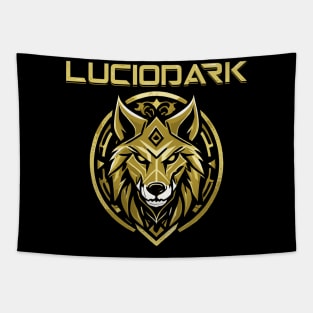 Luciodark - Golden Wolf 01 Tapestry