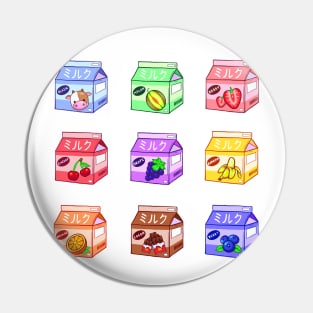 Yummy Milk Flavors Pin