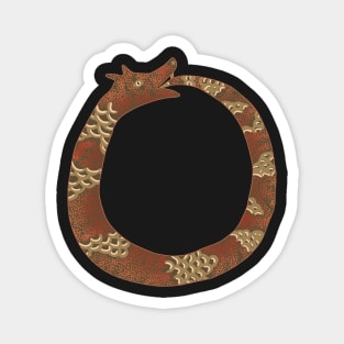 Ouroboros Cycle of Life Magnet