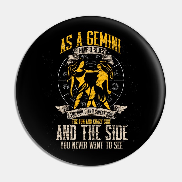 Gemini Grunge Zodiac Signs Pin by ShirtsShirtsndmoreShirts