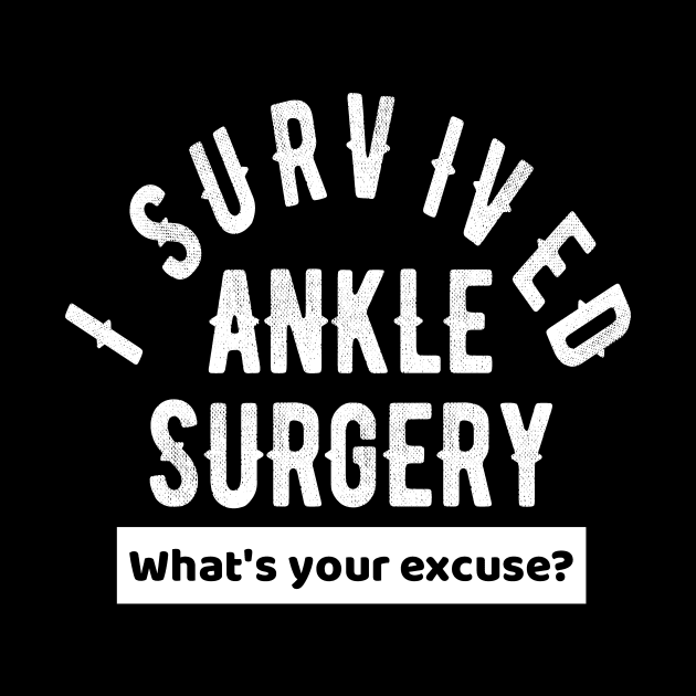 Ankle Surgery Funny Recovery Gift by OriginalGiftsIdeas