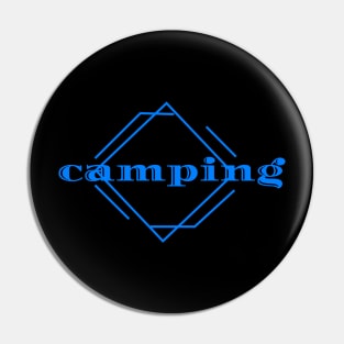 Camping Simple Design Pin