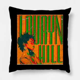 Lauryn hill t-shirt Pillow