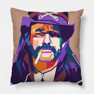 Lemmy_Kilmister_Motorhead Pillow