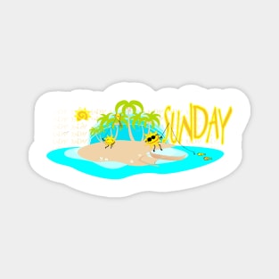 Days of the week - Sunday Magnet