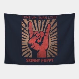 Tune up . Turn Loud Skinny Puppy Tapestry