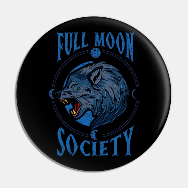 Full Moon Society Pin by ultraelectrogalacticshop