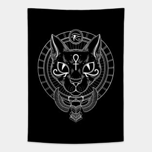 Bastet. Egyptian cat goddess Tapestry