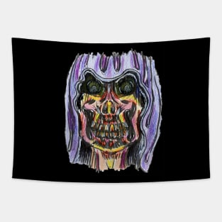 Psychedelic Grinning Grim Reaper #1 Tapestry