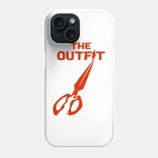 the outfit movie 2022 scissors and British gangster film graphic design Phone Case