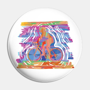 Mountain Bike Vintage Gift for Women Pin