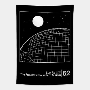 The Futuristic Sounds of Sun Ra / Minimal Style Graphic Artwork Design Tapestry