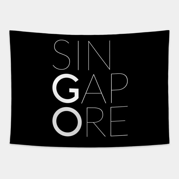 Go Singapore Tapestry by VectorVectoria