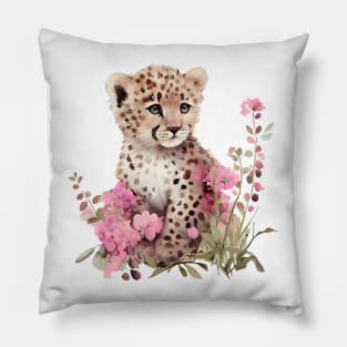 Baby leopard Pillow