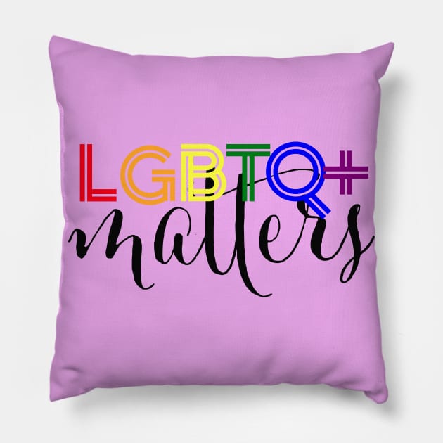 LGBTQ Pillow by JTEESinc