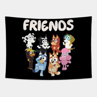 Bluey friends Tapestry