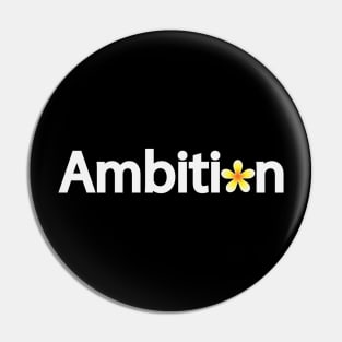 Ambition creative text design Pin