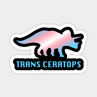 Trans Ceratops Magnet