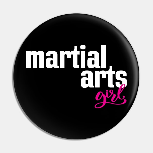 Martial Arts Girl Pin by ProjectX23