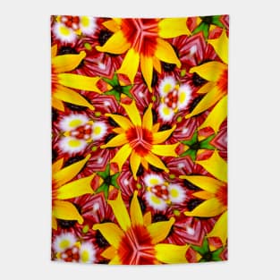 Happy Sun Flower Pattern Tapestry