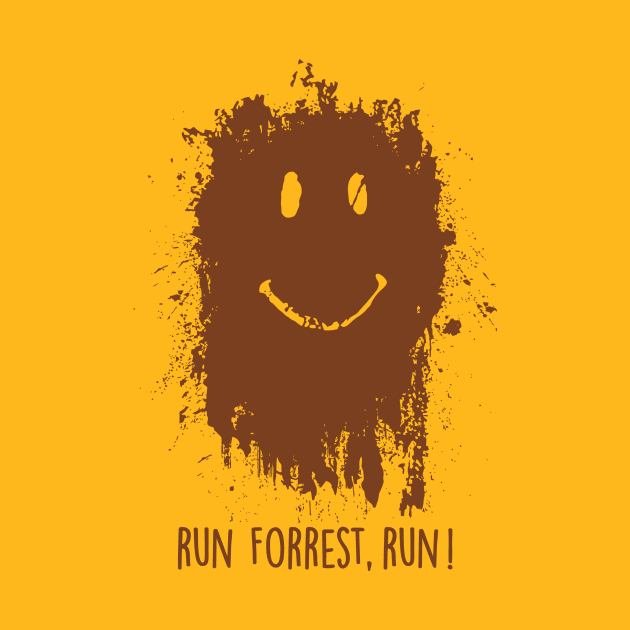 Run Forrest Gump Smile by TEEWEB