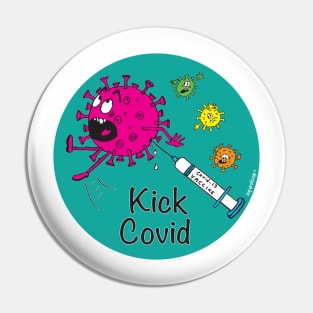 Kick Covid Pin