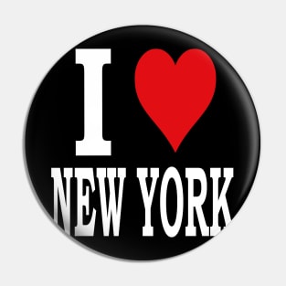 i heart new york shirt Pin