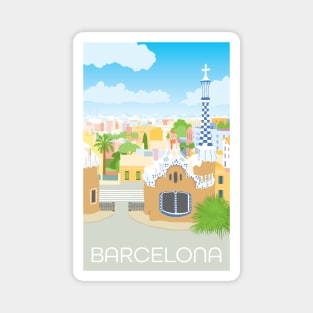 Barcelona Spain Magnet