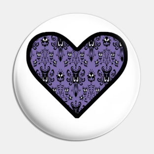 Haunted Mansion Heart Pin