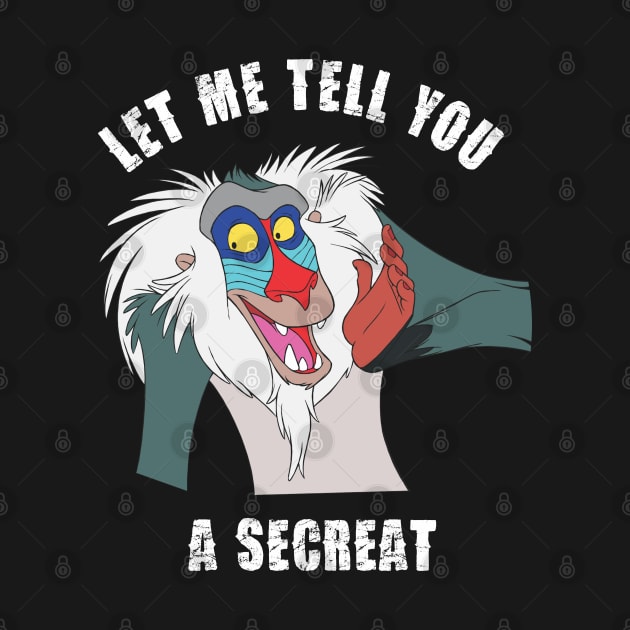 Lion King Rafiki let tell you a secreat by Pannolinno