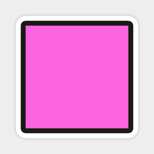 Back to School Solid Color: Fuchsia Pink Magnet