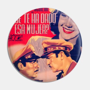 Vintage Mexican Cinema Icons Pin