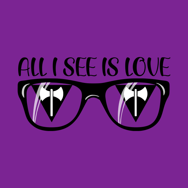 Lesbian Pride Sunglasses - Love by Blood Moon Design
