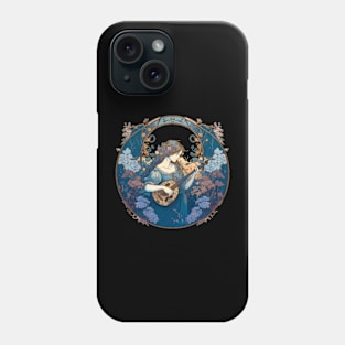 Lute Player in a Garden Phone Case